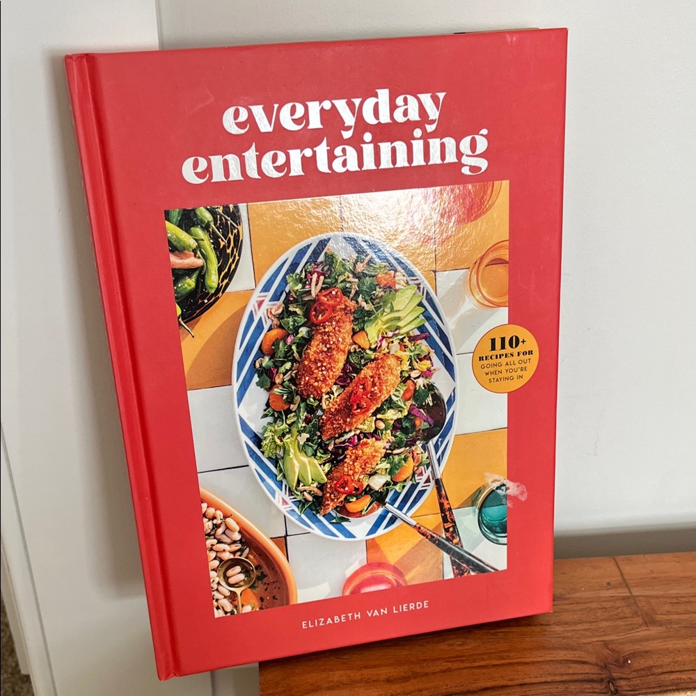 Everyday Entertaining Cookbook by Elizabeth Van Lierde - NEW